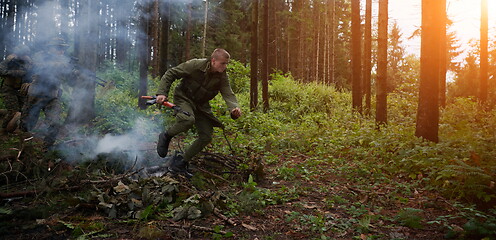 Image showing marines capture terrorist  alive