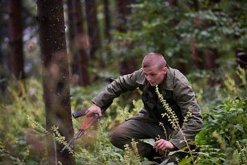 Image showing marines capture terrorist  alive