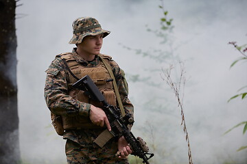 Image showing soldier portrait