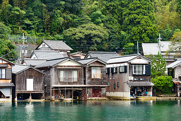 Image showing Traditional Ine cho in Kyoto