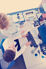 Image showing business people in a meeting at office