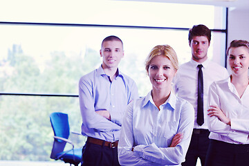 Image showing business people in a meeting at office