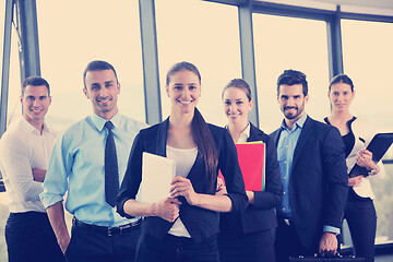 Image showing business people group in a meeting at office