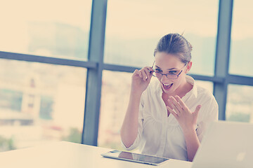 Image showing business woman at  office