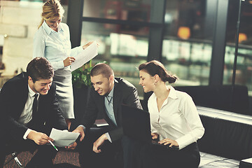 Image showing business people in a meeting at office