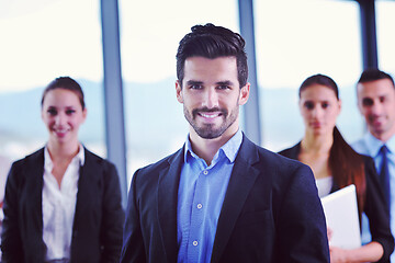 Image showing business people in a meeting at office