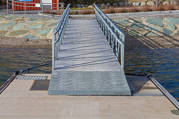 Image showing Pontoon Bridge