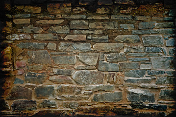 Image showing old stone wall