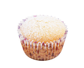 Image showing fresh homemade Muffin isolated