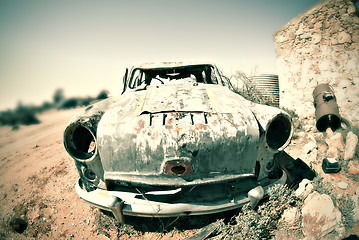 Image showing old rusty car