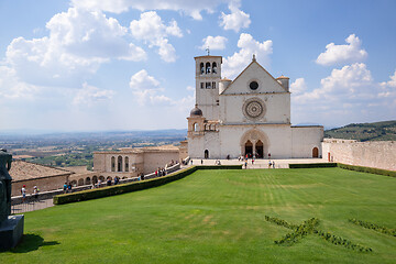 Image showing church of Assisi in Italy