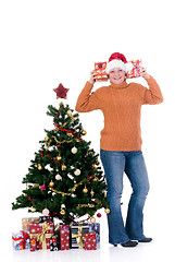 Image showing Happy Christmas girl 