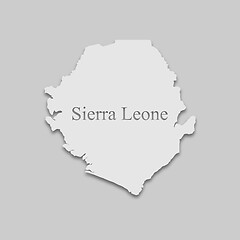 Image showing Map of Sierra Leone