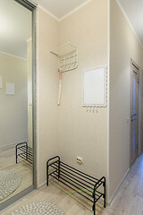 Image showing Entrance hall with built-in closet in the interior of the apartment