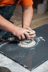 Image showing Stone furniture production.