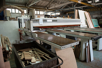 Image showing Wooden furniture production.