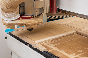 Image showing Wooden furniture production.