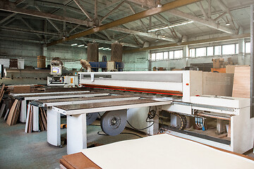 Image showing Wooden furniture production.