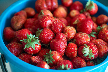 Image showing Ripe delicious strawberries