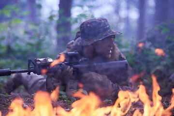 Image showing soldier in action