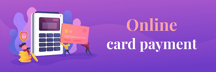 Image showing Debit card web banner concept.