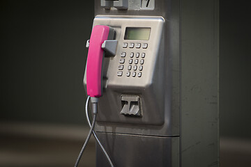 Image showing Pink Telephone