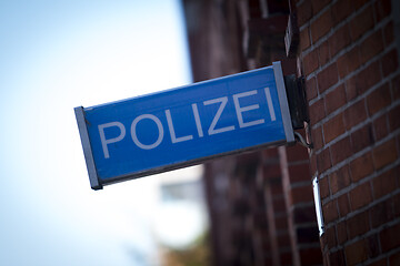 Image showing Polizei