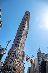 Image showing Flatiron Building and Broadway