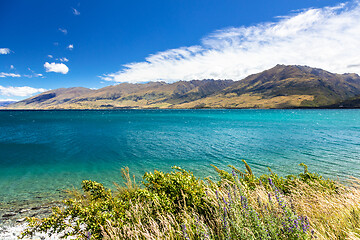 Image showing lake Wanaka; New Zealand south island