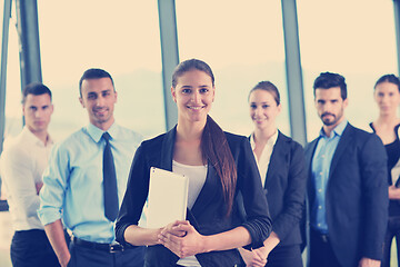 Image showing business people in a meeting at office