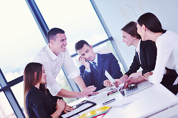 Image showing business people in a meeting at office