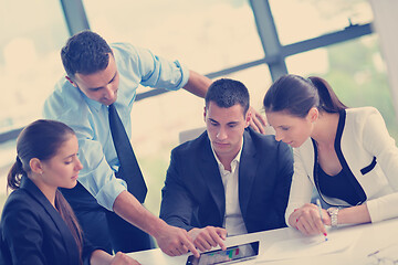 Image showing business people in a meeting at office