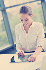 Image showing business woman at  office