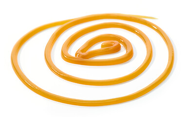 Image showing melted caramel sauce