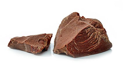 Image showing dark chocolate pieces