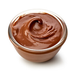 Image showing bowl of chocolate cream