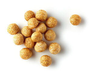 Image showing breakfast cereal balls