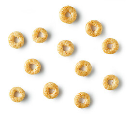 Image showing breakfast cereal rings