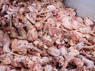 Image showing Chicken dressing plant waste