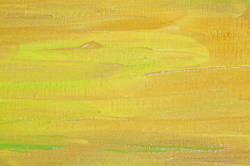 Image showing Yellow and green colored wall texture background. 