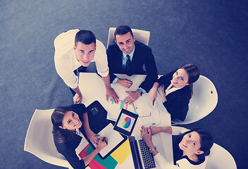 Image showing business people in a meeting at office