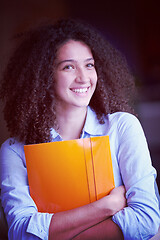 Image showing young  business woman at office