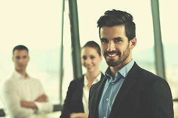 Image showing business people in a meeting at office