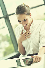 Image showing business woman at  office