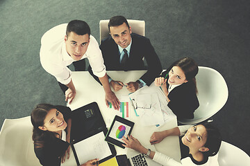 Image showing business people group in a meeting at office