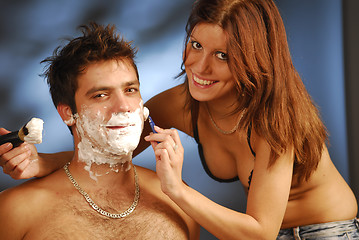 Image showing Shaving