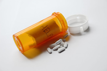 Image showing Cry for help - Pills and Bottle