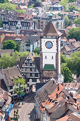 Image showing Schwabentor in Freiburg Germany