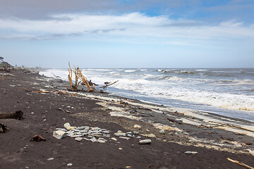 Image showing jade beach Hokitika, New Zealand