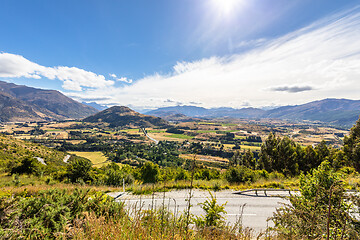 Image showing Landscape scenery in south New Zealand